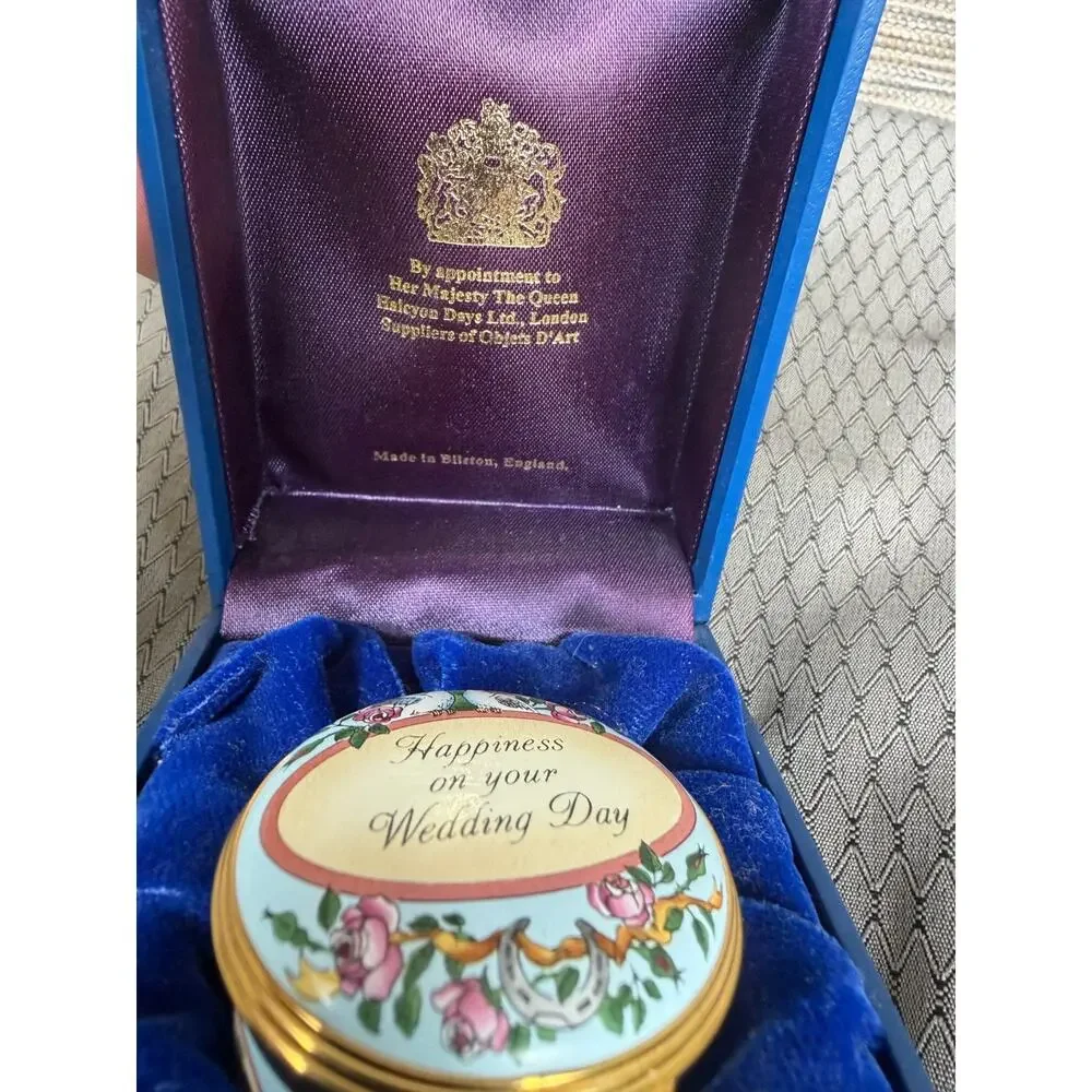 Enamel Trinket Box halycon days